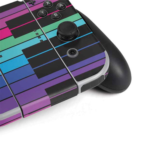 Color Piano Keys Nintendo Switch OLED (2021) Skin